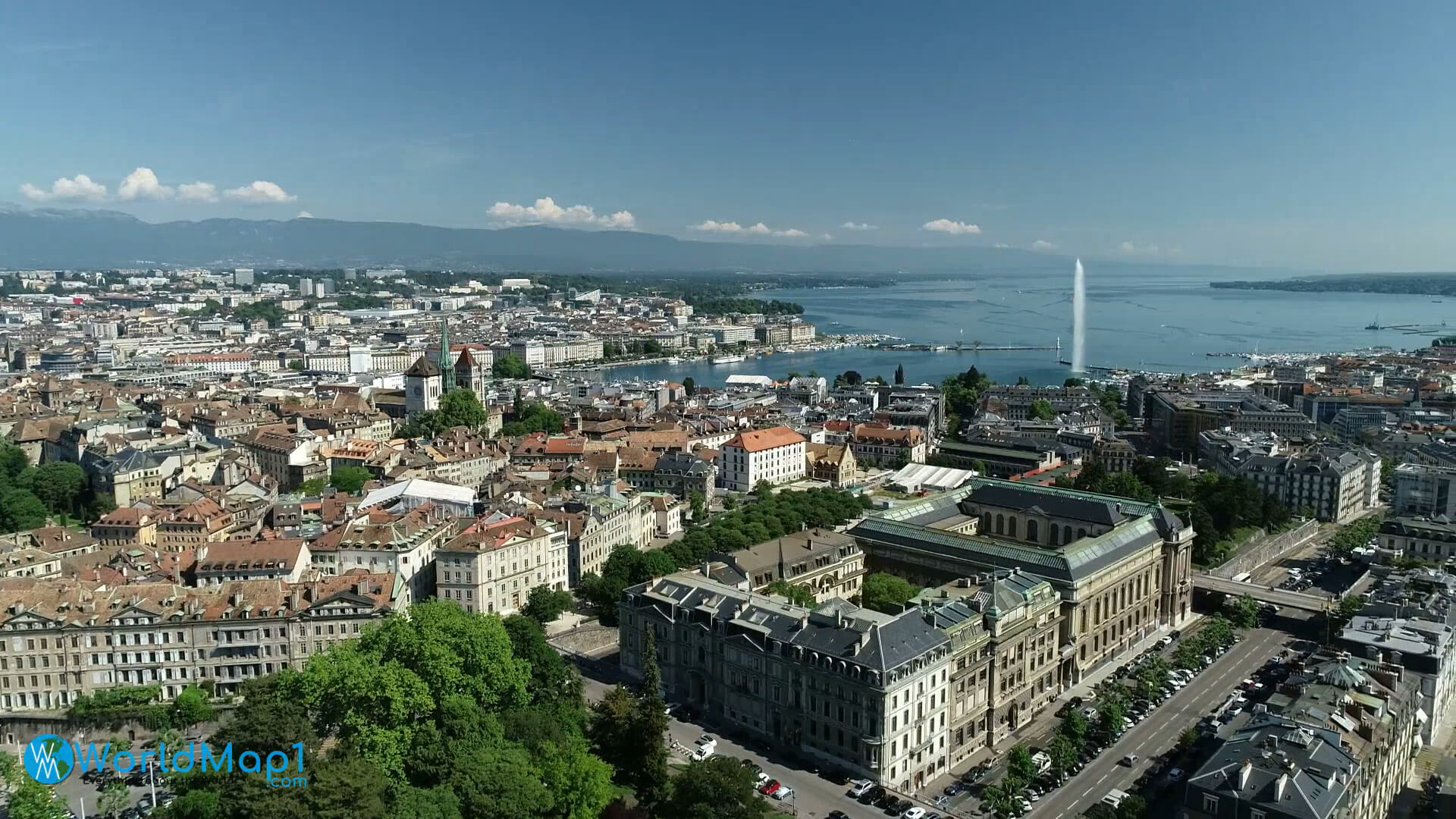 Aerial View of Geneva
